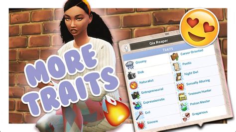 sims 4 extra traits mod|More Traits in CAS .